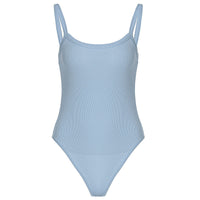 Ribbed women's bodysuit with slim fit cut – Nea