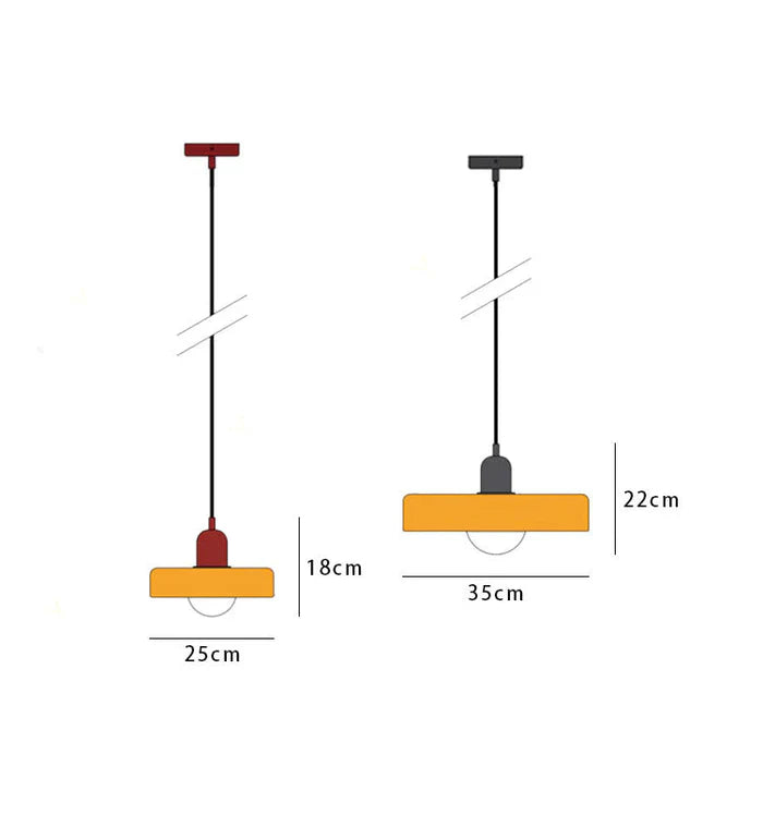 Wisząca lampa sufitowa - NordicLuxe