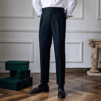 Classic Men's Pants with Buckle - Oliver