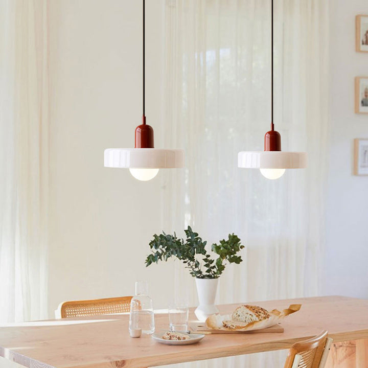 Colored Glass Pendant Lamp - BauLume