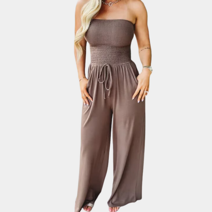 Bandeau Jumpsuit for Women - Livia