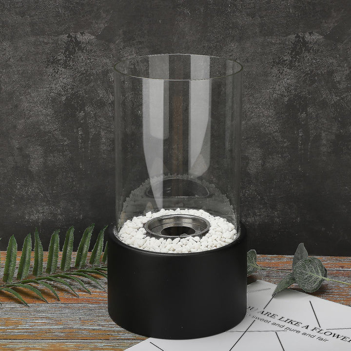 Classic Oil Lamp with Open Flame - Lumora