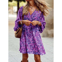 Light summer midi dress with tailored fit – Elina
