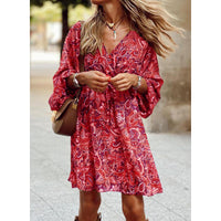 Light summer midi dress with tailored fit – Elina