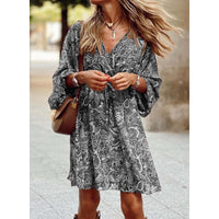 Light summer midi dress with tailored fit – Elina