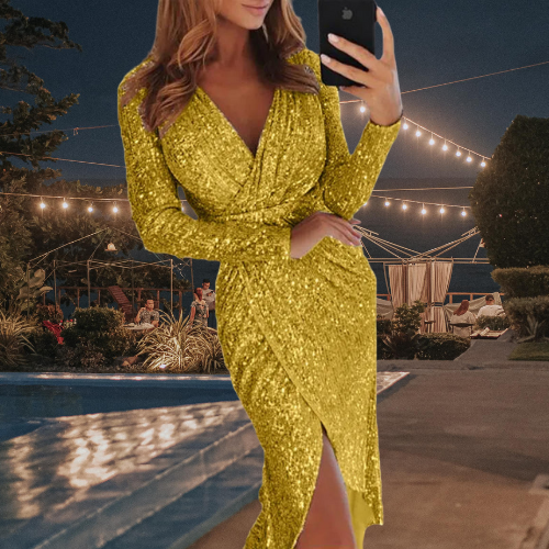 Enchanting Glitter Dress - Elise
