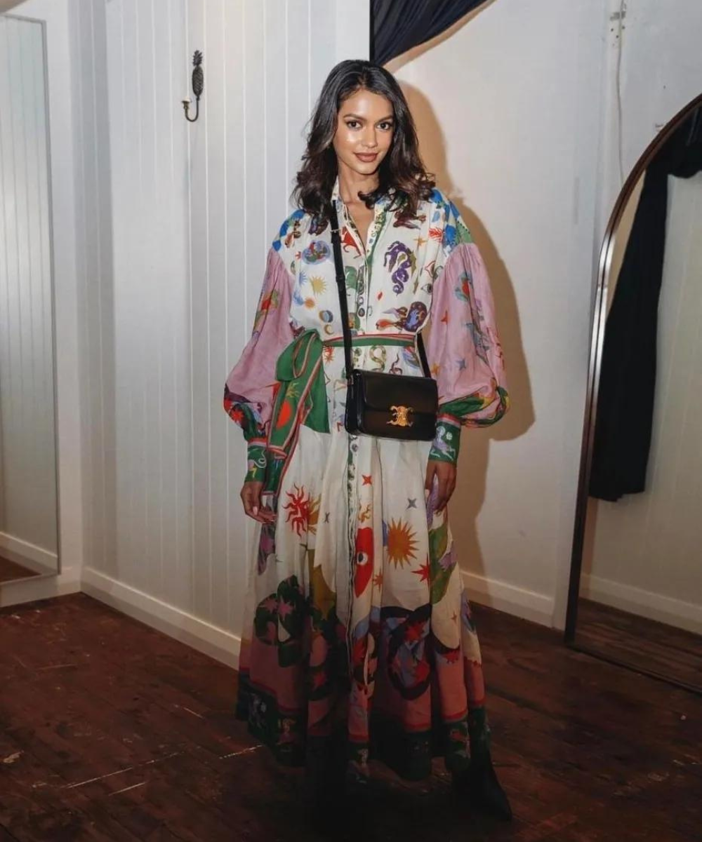 Stylish Italian Maxi Dress – Bianca