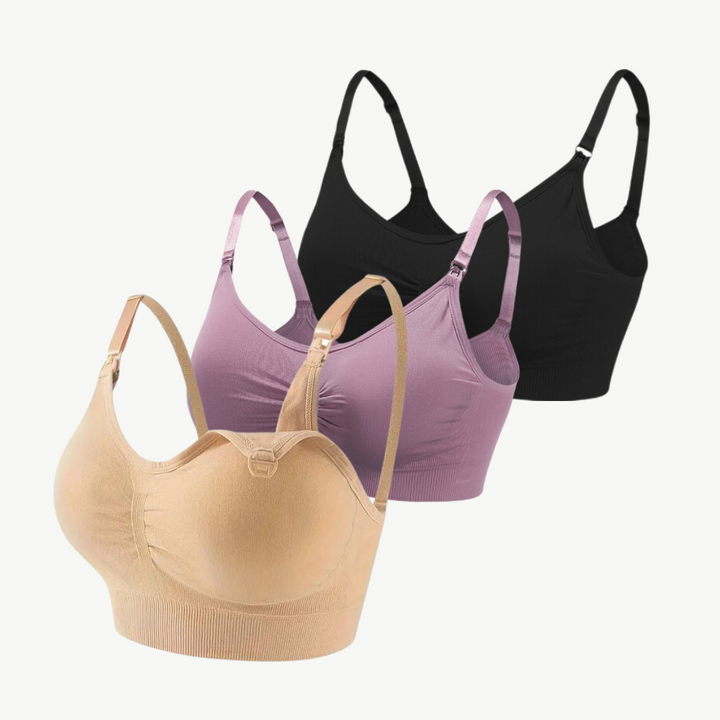 Comfortable Nursing Bra (Set of 3) – NurtureFit