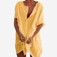 Linen Blend Beach Tunic – Luna