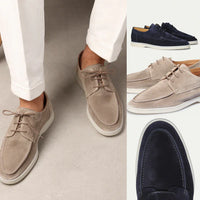 Luxury Leather Lace-Up Loafers for Men - Diederik