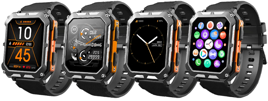 Wytrzymały smartwatch z pulsometrem i krokomierzem - EnduranceX