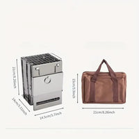 Foldable Stainless Steel Wood Stove - TrailFlame