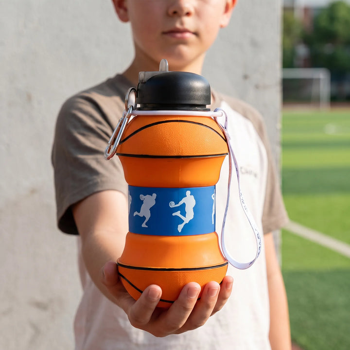 Opvouwbare Drinkfles Met Voetbalthema - Spherix