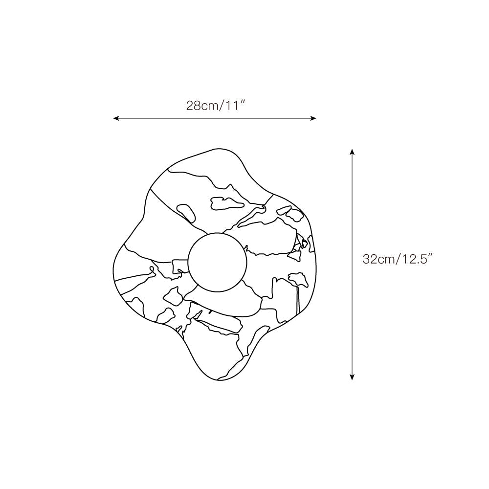 Organic Shape Wall Light Sconce - Varmet