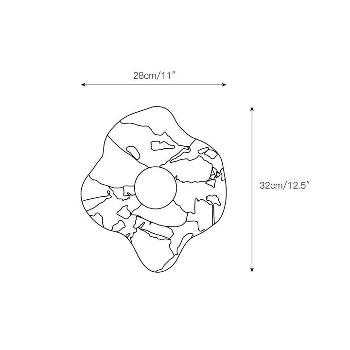 Organic Shape Wall Light Sconce - Varmet