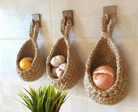Hanging Wall Baskets Made of Cotton Yarn – Nara