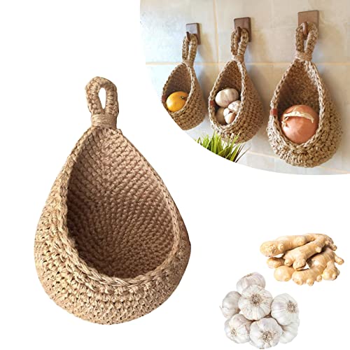 Hanging Wall Baskets Made of Cotton Yarn – Nara