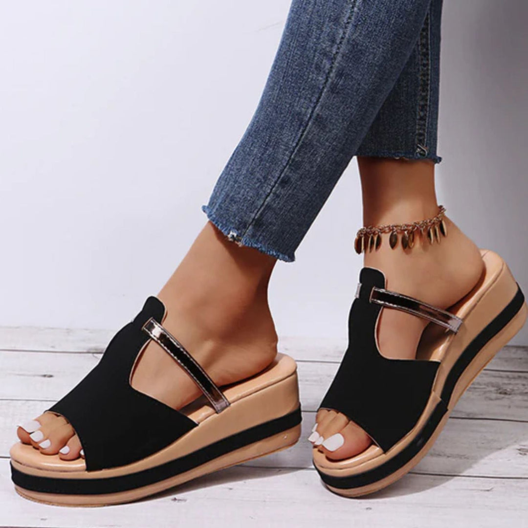 Orthopedische Sandalen met Verhoogde Zool - Elevia