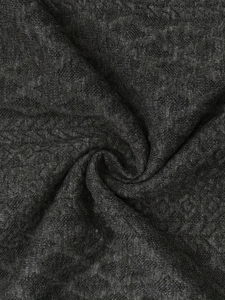Męski dziany sweter outdoor z naszywkami - Logan
