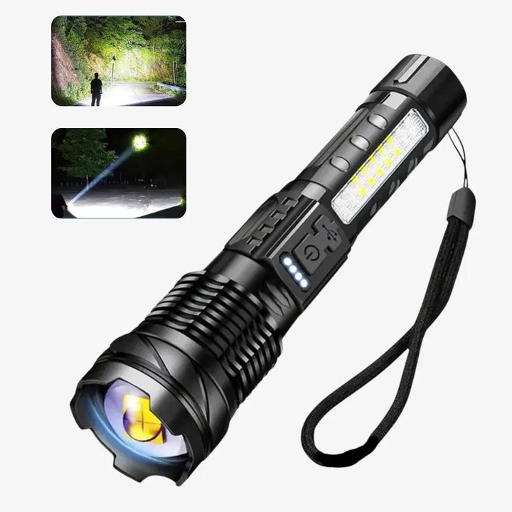 Ultra-Bright Military Flashlight with 5000 Lumens - PowerBeam