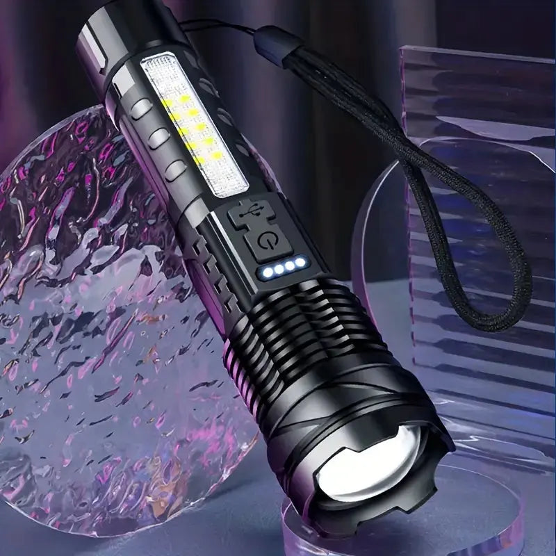 Ultra-Bright Military Flashlight with 5000 Lumens - PowerBeam