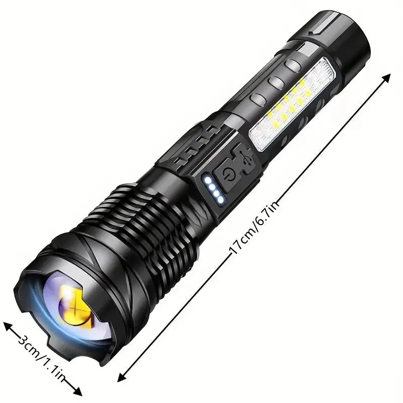 Ultra-Bright Military Flashlight with 5000 Lumens - PowerBeam