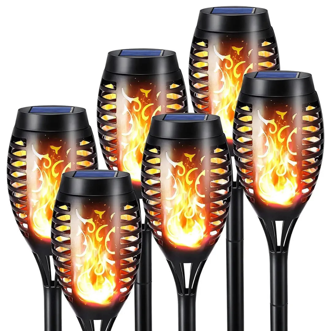 Solar-Powered LED Torches - SolarFlame