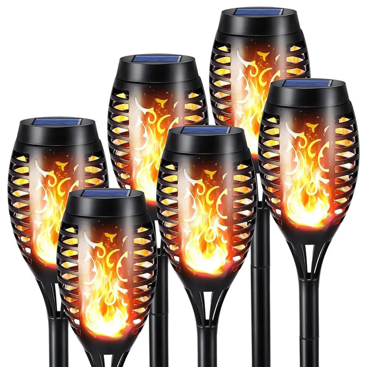 Solar-Powered LED Torches - SolarFlame