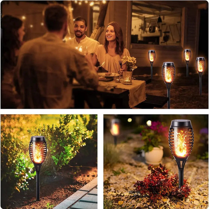 Solar-Powered LED Torches - SolarFlame