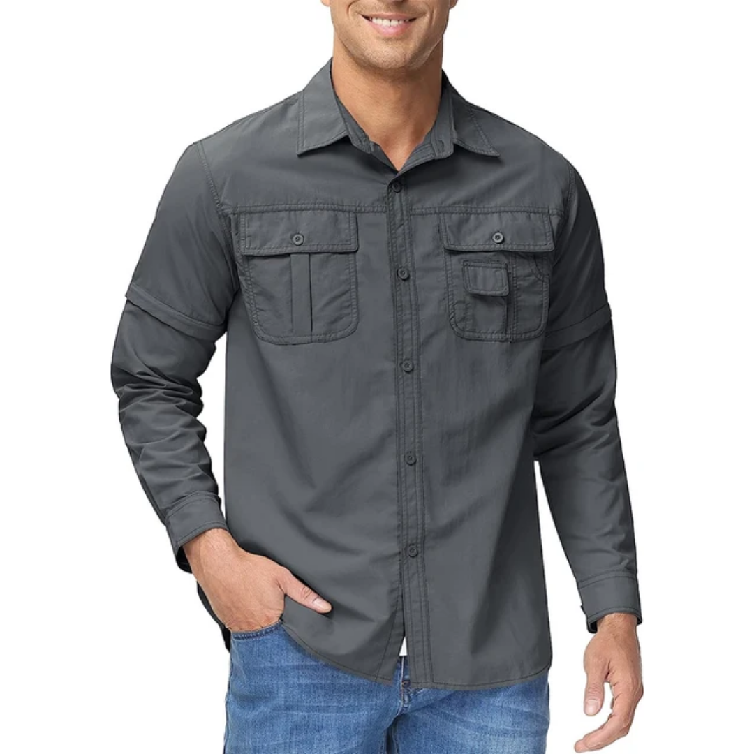 Outdoor Shirt With Zip-Off Sleeves - Ricardo