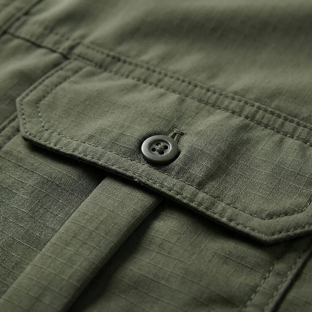 Outdoorshirt Met Afritsbare Mouwen - Brett