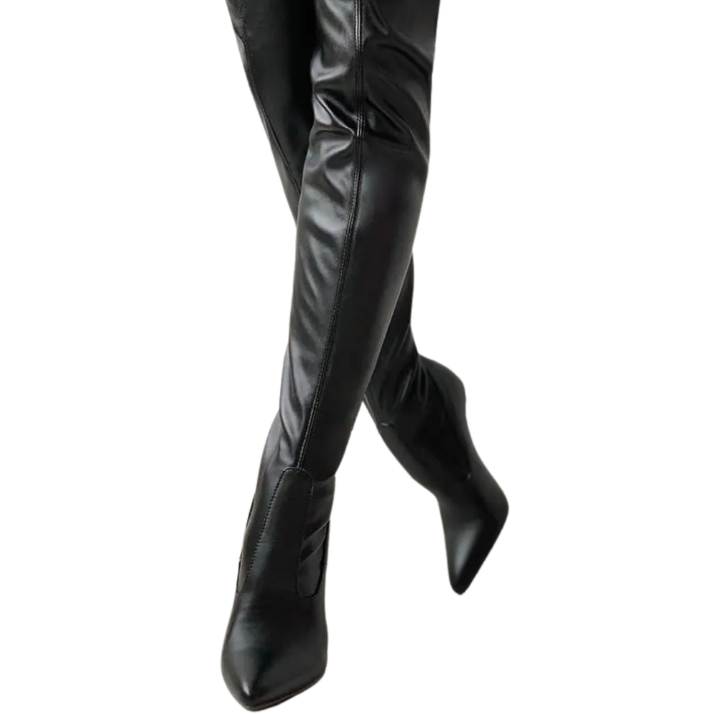 Over-The-Knee Pointed Toe Boot - Sandra