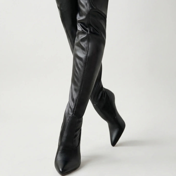 Over-The-Knee Pointed Toe Boot - Sandra