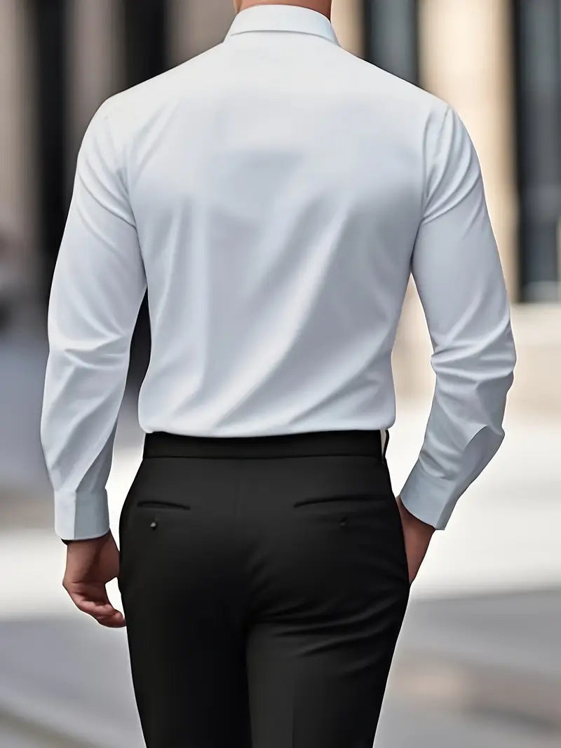 Men's Dress Shirt | Breathable & Wrinkle-Resistant 18