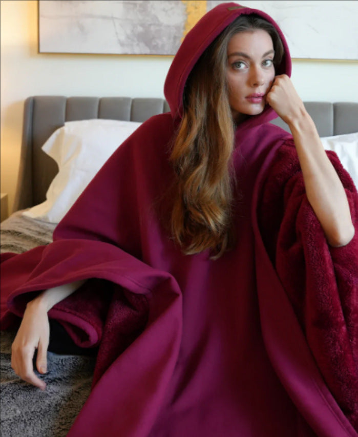 Oversize Kapuzenpullover Decke - Karoline