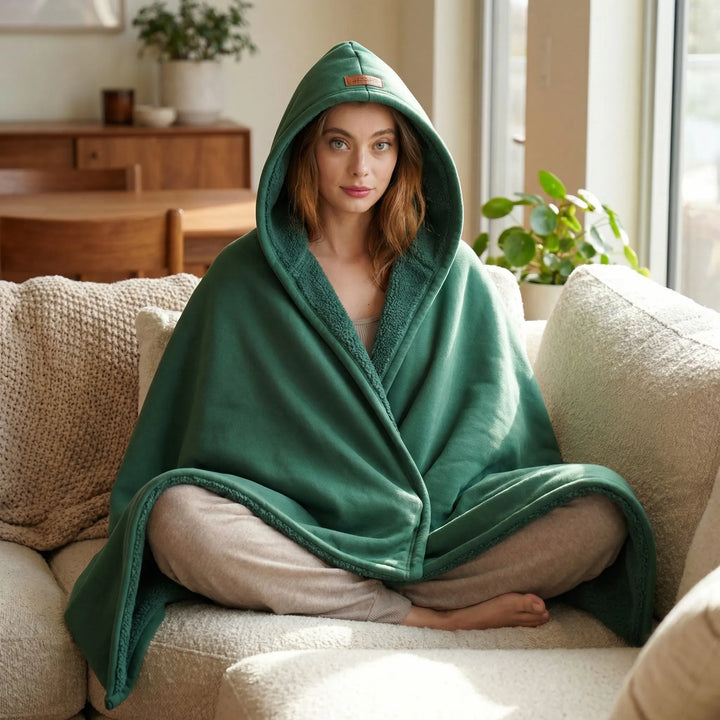 Oversize Kapuzenpullover Decke - Karoline