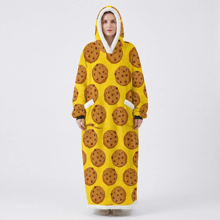 Oversized Hooded Blanket With Front Pocket - Lola