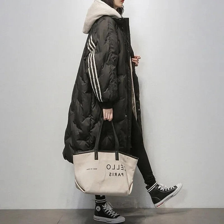 Oversized Quilted Coat For Women - Kimberly
