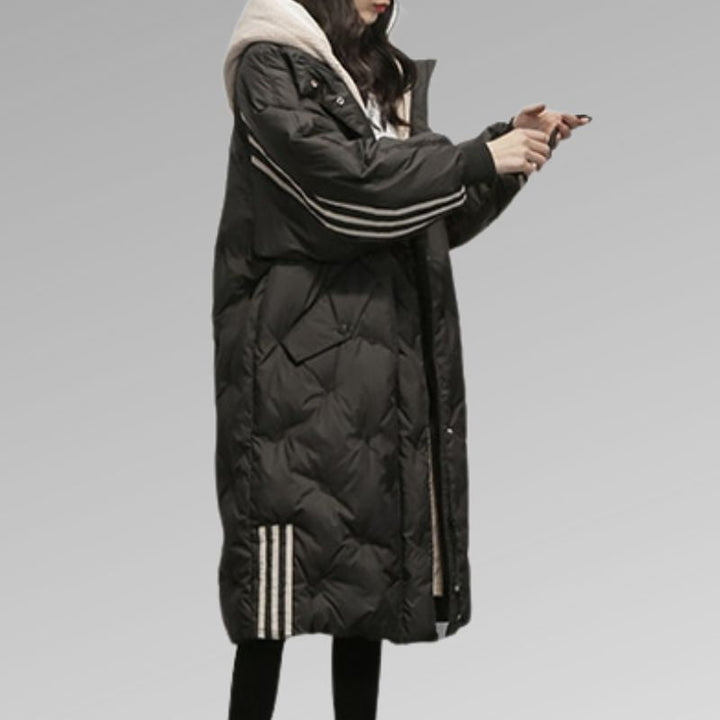 Oversized Quilted Coat For Women - Kimberly