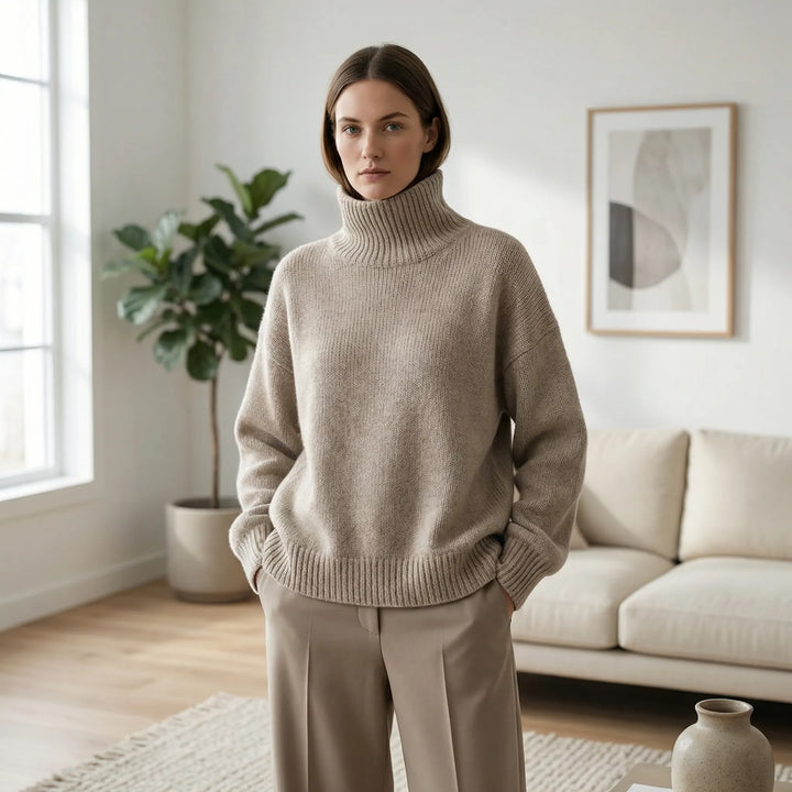 Oversized Rollkragenpullover - Louisa