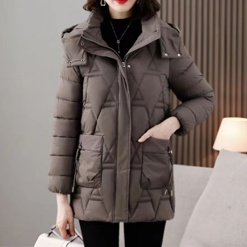 Stylish Quilted Women's Jacket - Romy