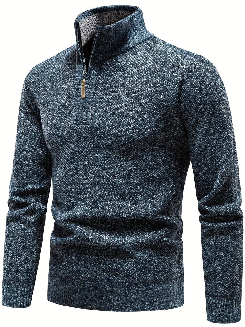 Sammy Jackson™ Thermal Jumper | Warme trui met halve ritssluiting
