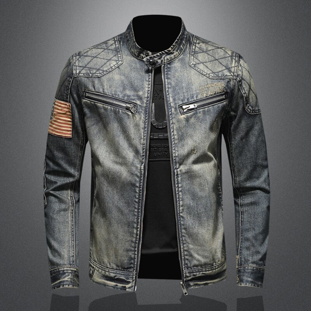 Rugged Denim Jacket for Men - Rafael