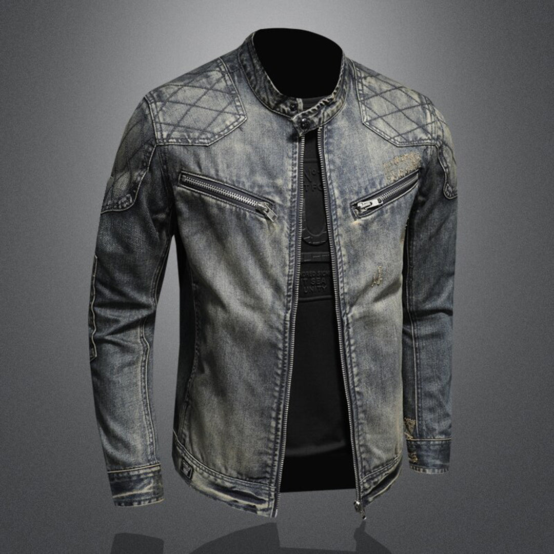 Rugged Denim Jacket for Men - Rafael