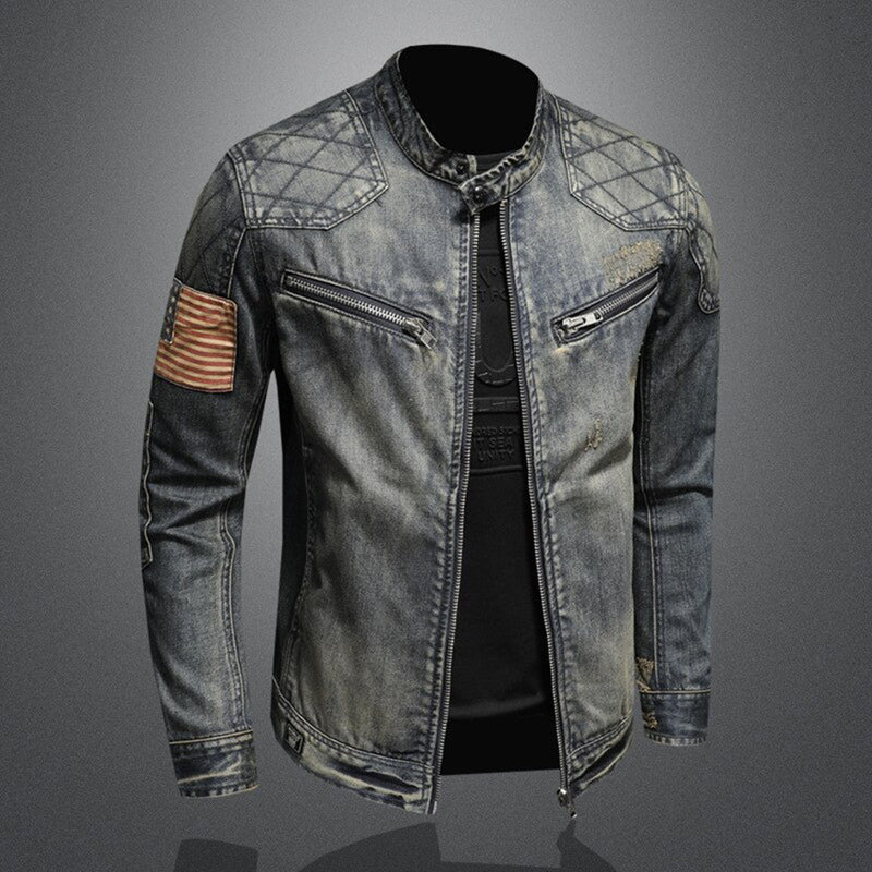 Rugged Denim Jacket for Men - Rafael