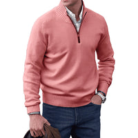 Sweter Sammy Jackson™ Dewitt Elegance | Komfort z kaszmiru z zamkiem błyskawicznym