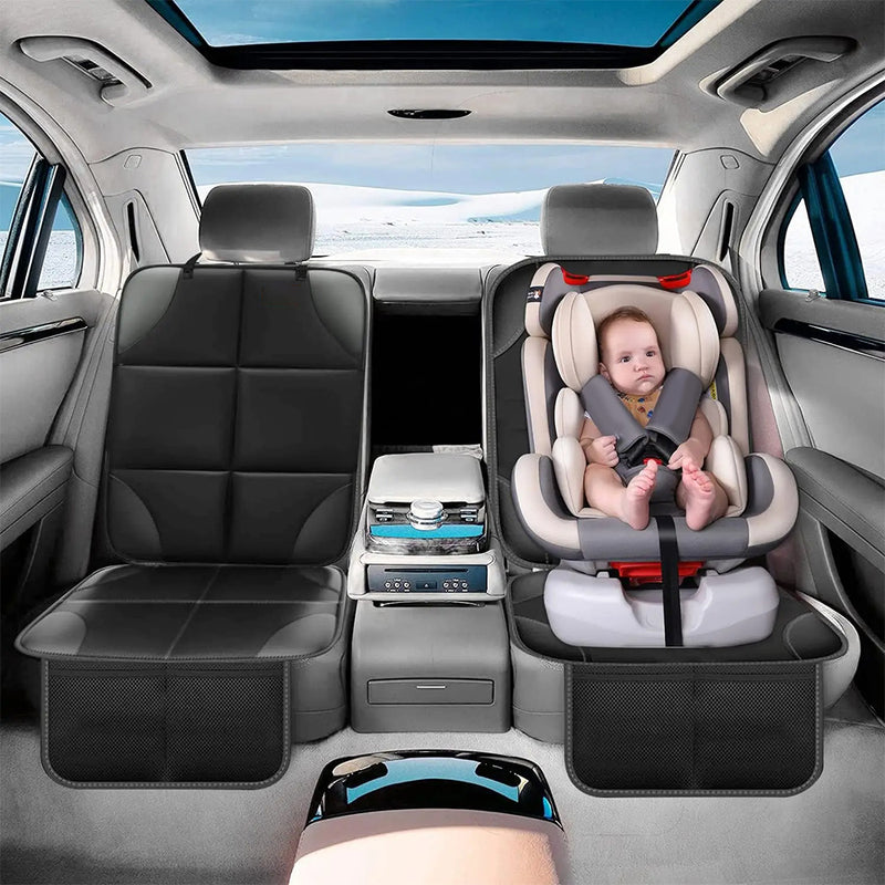 Waterproof Car Seat Protector - Non-Slip Cushion with Thick Padding
