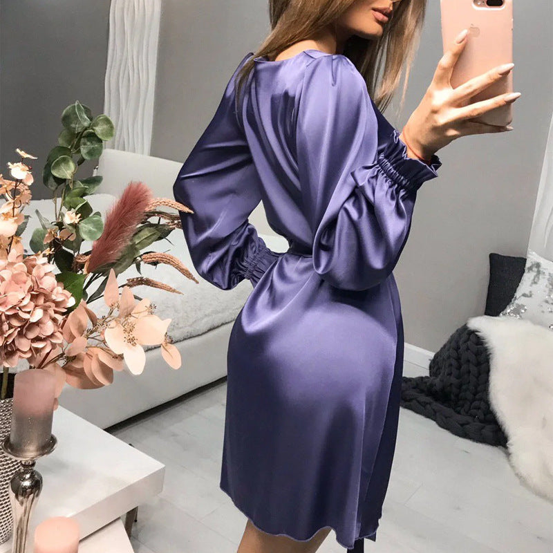 Sammy Jackson™ Sandra Satin Dress | Classic & Chic