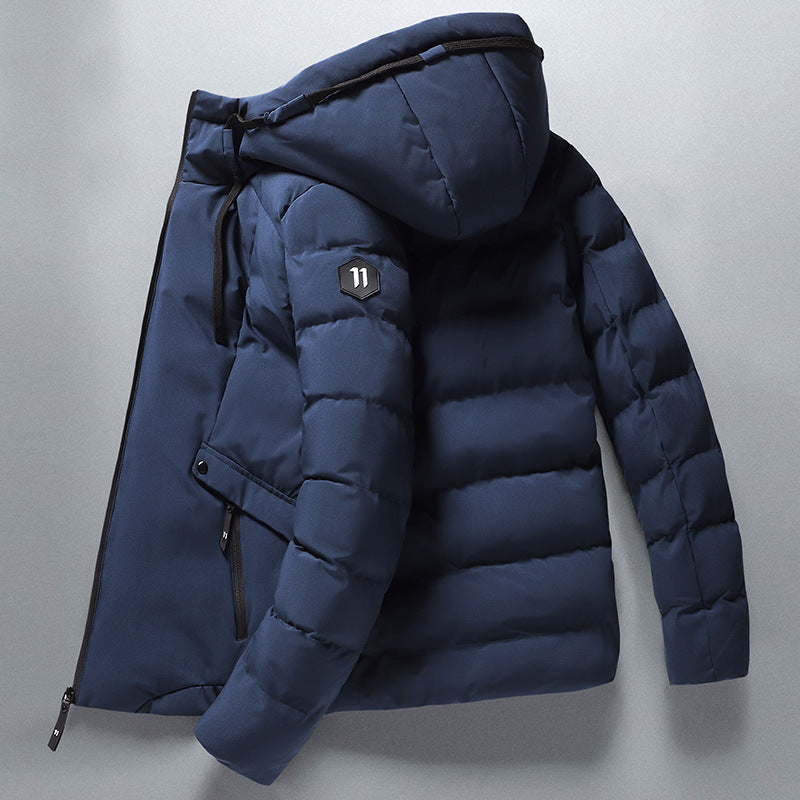 Padded Hooded Men's Winter Jacket - Tomas