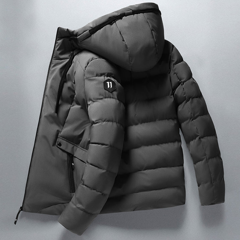 Padded Hooded Men's Winter Jacket - Tomas